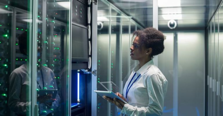 Improvements in data center networks brought about by machine learning.